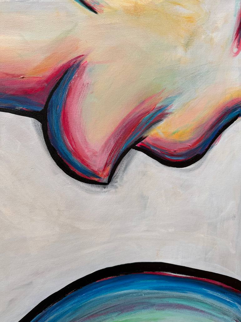 Original Abstract Expressionism Abstract Painting by Deanna Delgado