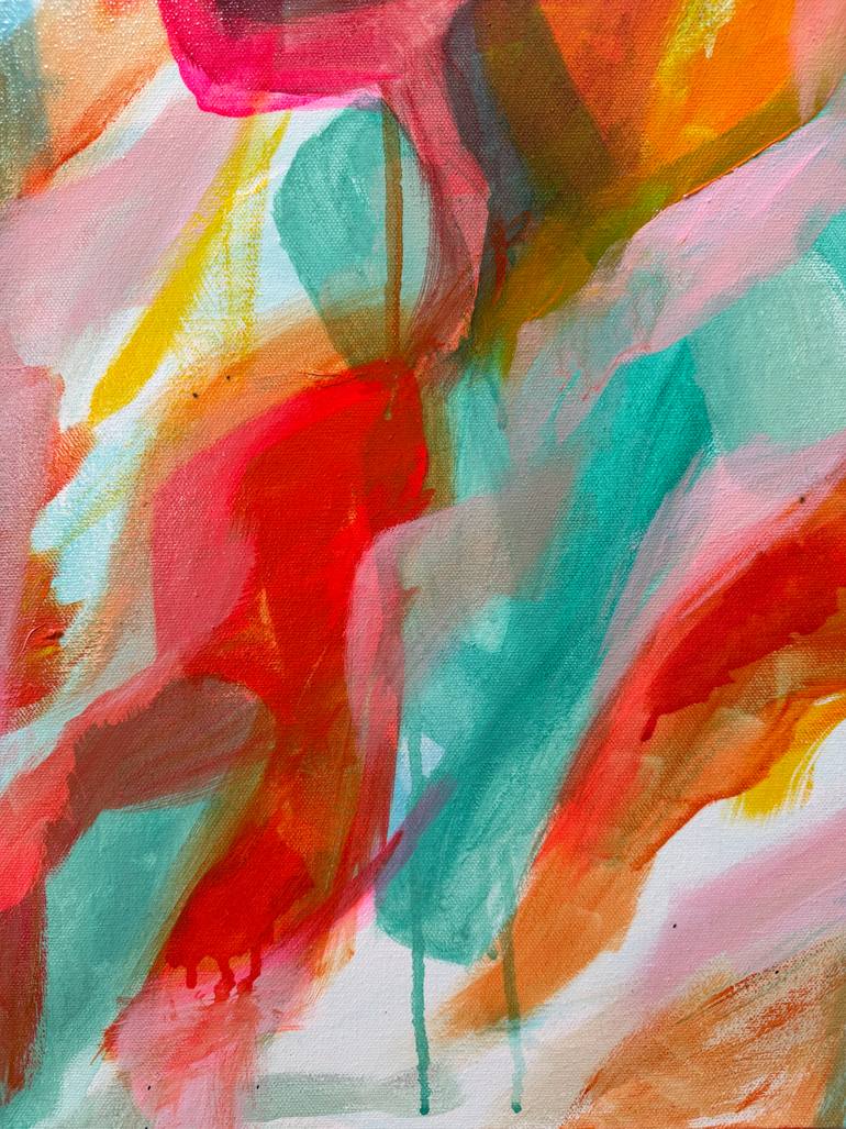 Original Abstract Expressionism Abstract Painting by Deanna Delgado