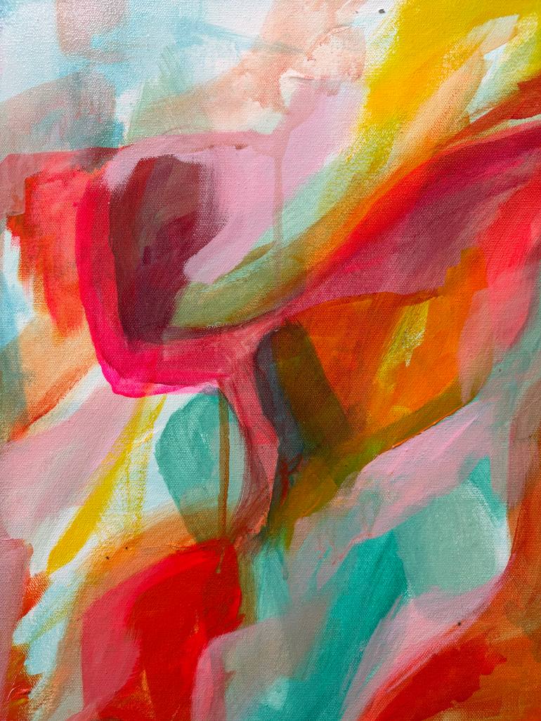 Original Abstract Expressionism Abstract Painting by Deanna Delgado