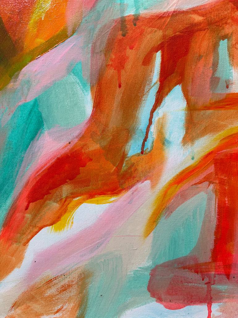 Original Abstract Expressionism Abstract Painting by Deanna Delgado