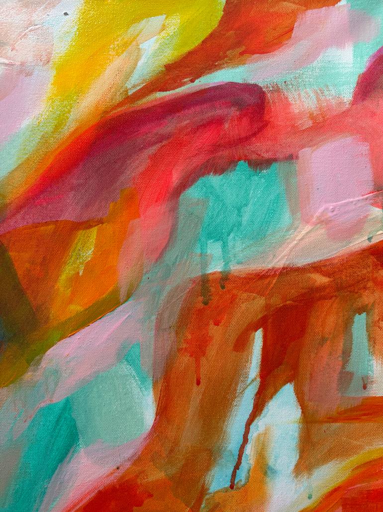 Original Abstract Expressionism Abstract Painting by Deanna Delgado