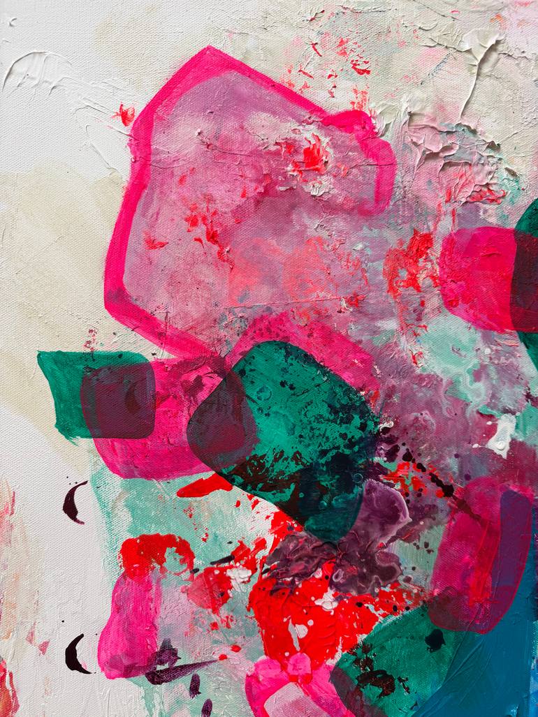 Original Geometric Abstract Painting by Deanna Delgado