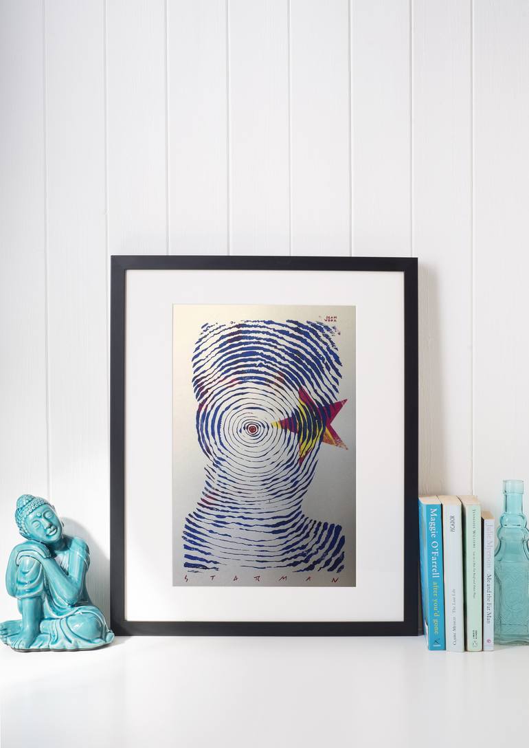 Original Minimalism Pop Culture/Celebrity Printmaking by Jose Gamboa Y Teehankee
