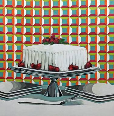 Saatchi Art Artist Leslie Graff; Paintings, “sometimes its square” #art