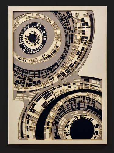 Original Abstract Architecture Collage by vaughn horsman