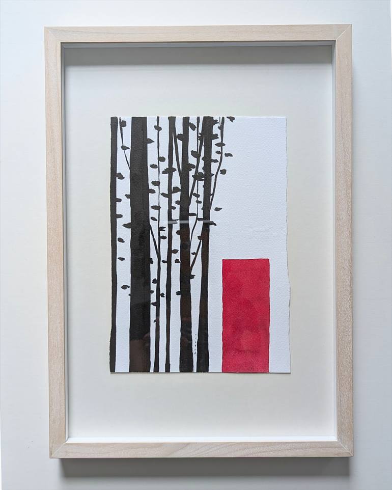 Original Illustration Nature Drawing by Elena Blanco