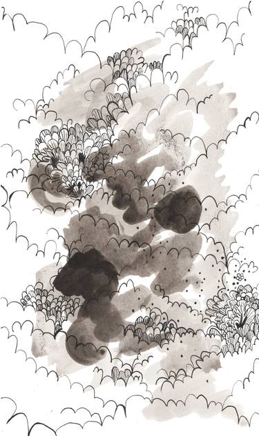 Print of Abstract Landscape Drawings by Elena Blanco