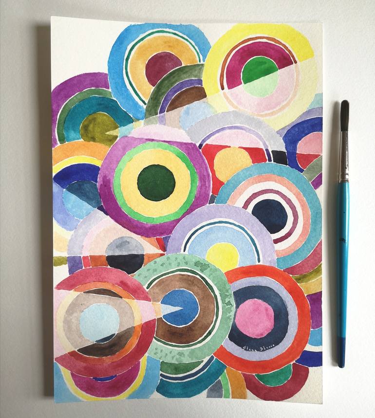 Original Abstract Painting by Elena Blanco