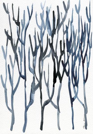 Original Modern Nature Drawings by Elena Blanco