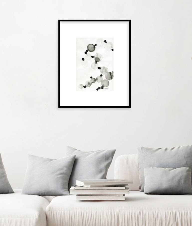 Original Abstract Nature Drawing by Elena Blanco