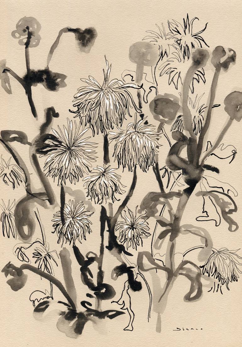 Wilting flowers - Print