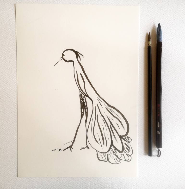 Original Illustration Animal Drawing by Elena Blanco