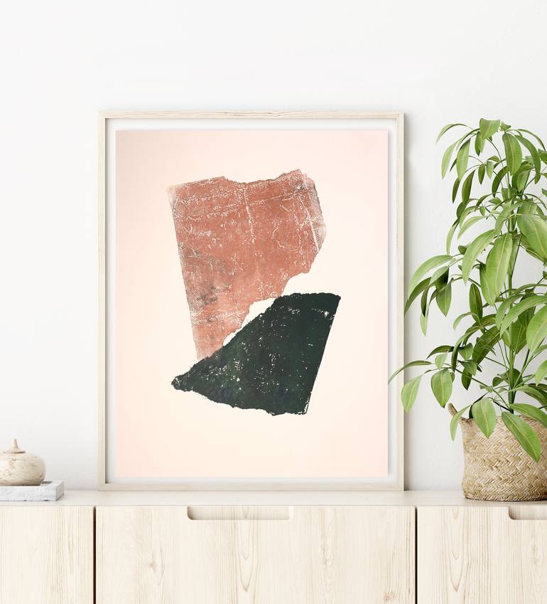 Original Minimalism Abstract Printmaking by Melissa McGill