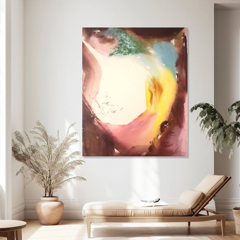 Original Abstract Expressionism Abstract Painting by Melissa Mcgill