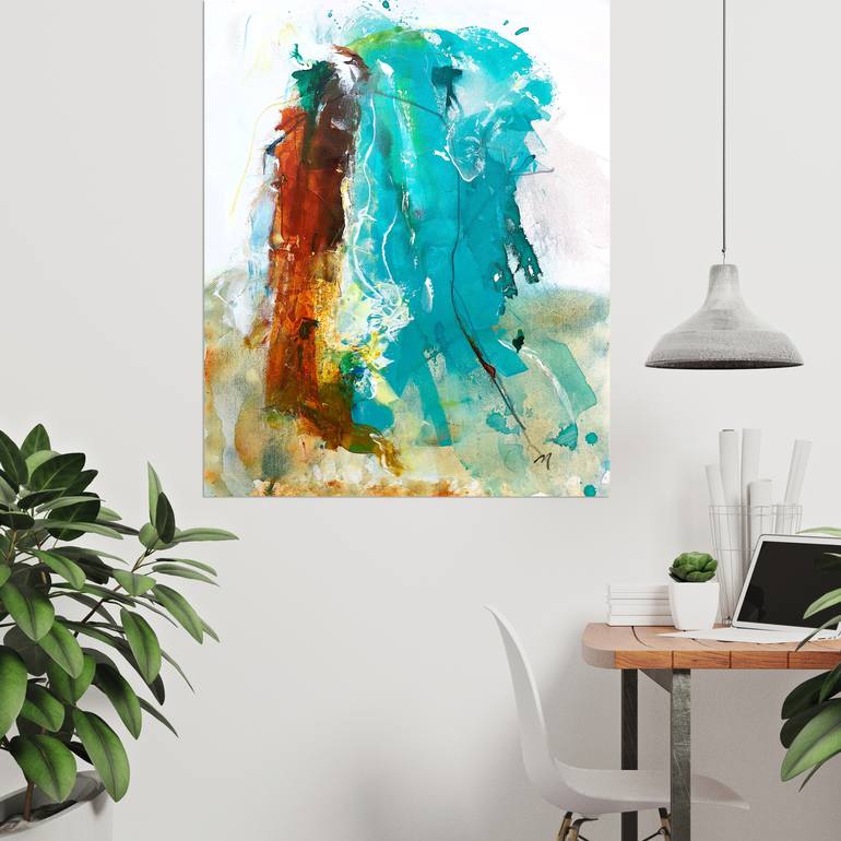 Original Abstract Expressionism Landscape Painting by Melissa McGill