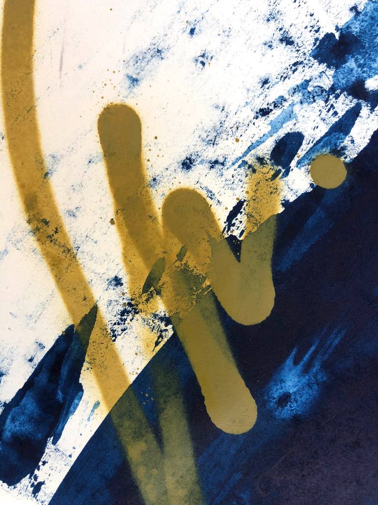 Original Abstract Expressionism Abstract Painting by Melissa Mcgill