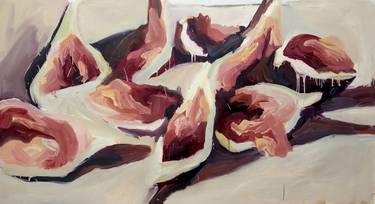 Original Abstract Expressionism Food Paintings by Giulia Bianchi
