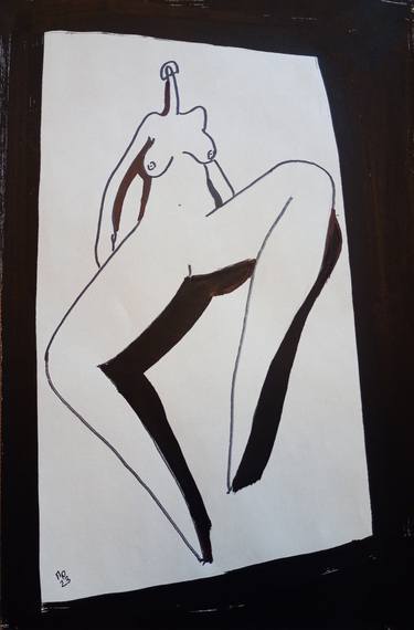 Original Conceptual Nude Drawings by Pavlo Ponomarenko