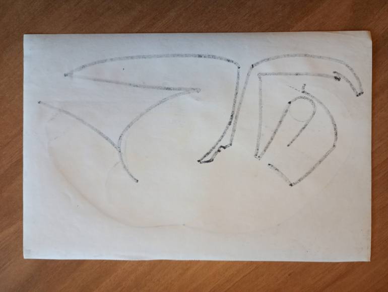 Original Figurative Body Drawing by Pavlo Ponomarenko