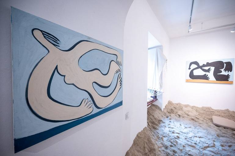 Original Cubism Seascape Painting by Pavlo Ponomarenko