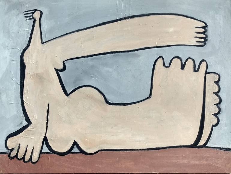 Original Cubism Body Paintings by Pavlo Ponomarenko