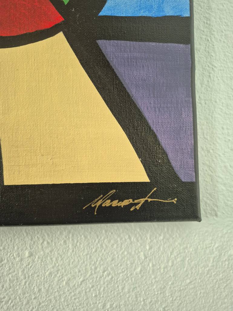 Original Algorithmic Geometric Painting by Mauricio Jimenez