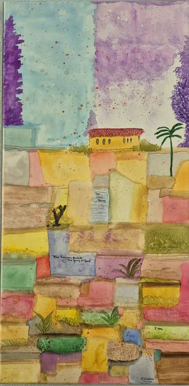 Original Color Field Painting Landscape Painting by Mauricio Jimenez
