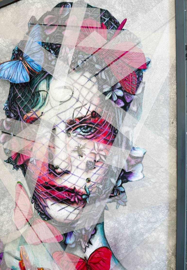 Original Street Art Nature Drawing by Annie Terrazzo