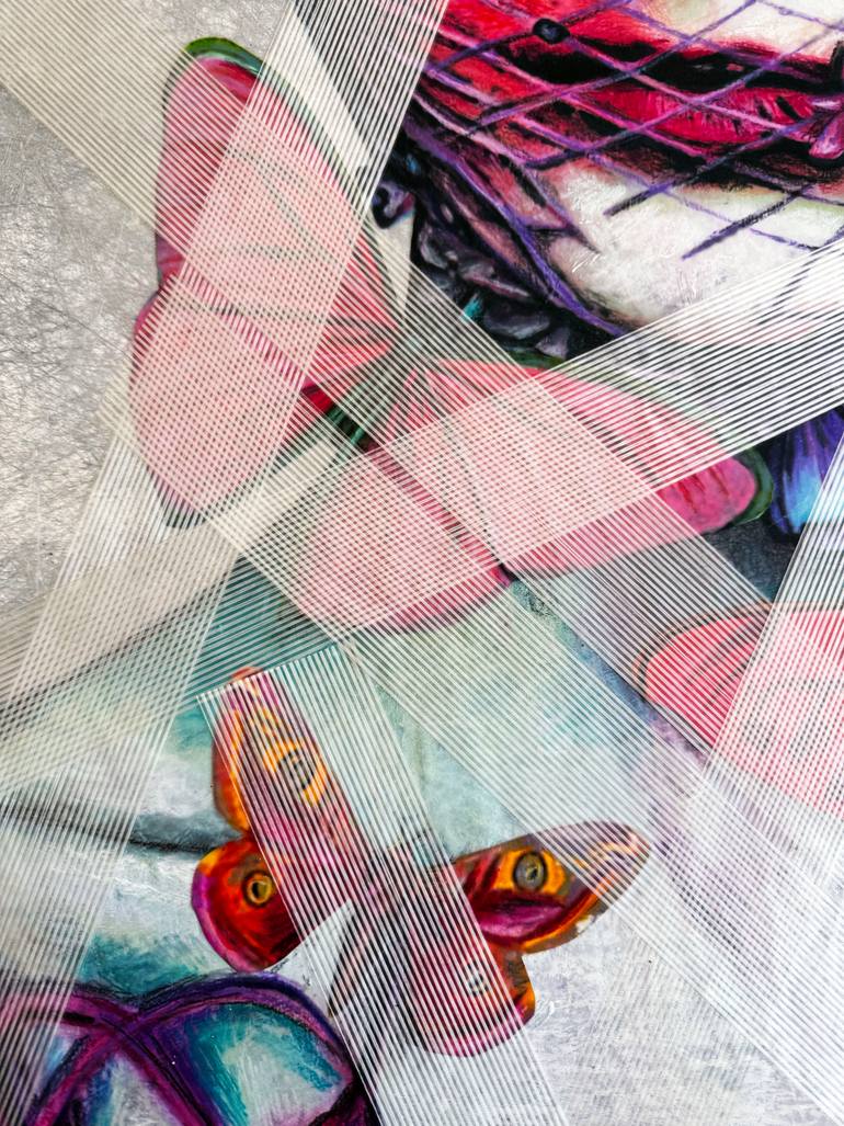 Original Street Art Nature Drawing by Annie Terrazzo