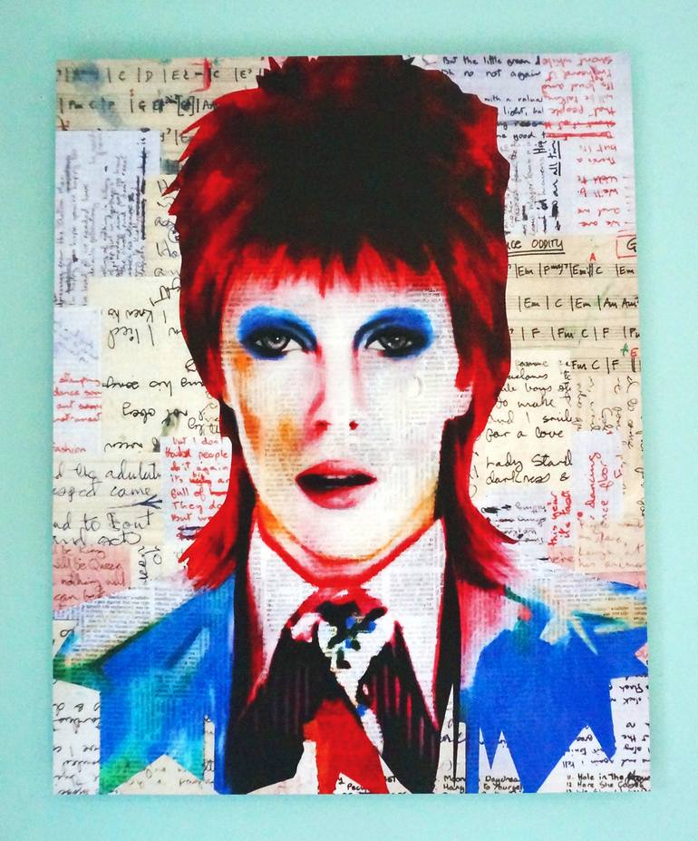 Original Pop Art Celebrity Printmaking by Annie Terrazzo