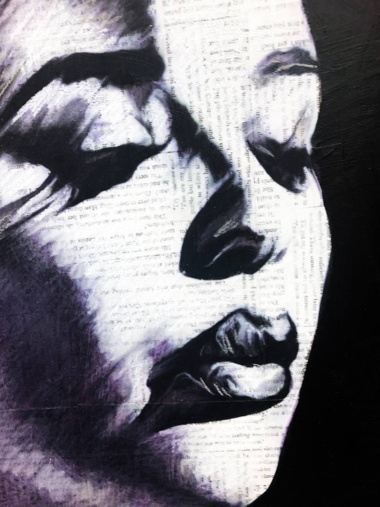 Original Photorealism Women Drawing by Annie Terrazzo