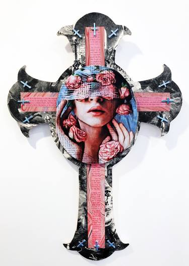 Original Religion Collage by Annie Terrazzo