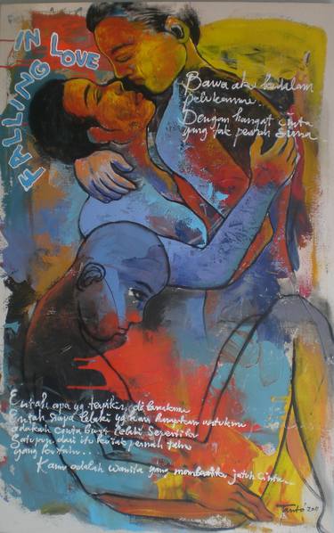 Original Pop Art Love Paintings by Tanto Sutianto