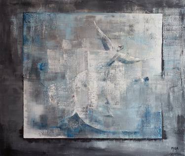 Original Abstract Expressionism Fantasy Painting by Marit Ann Bolseth Addison
