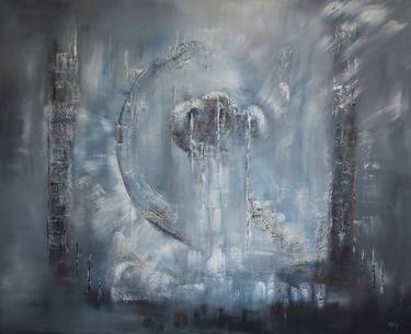 Original Abstract Expressionism Abstract Painting by Marit Ann Bolseth Addison