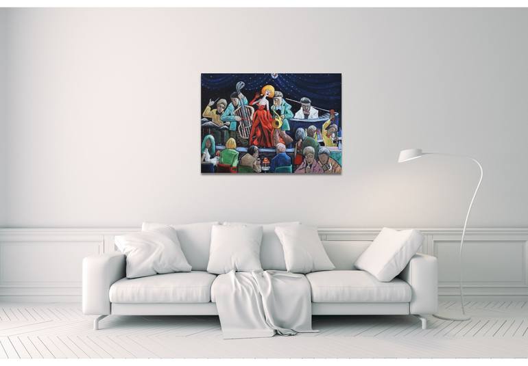 Original Contemporary Music Painting by Suthamma Byrne
