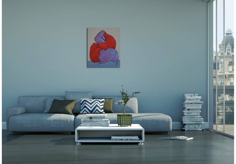 Original Contemporary Abstract Painting by Suthamma Byrne