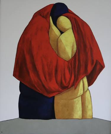 Print of Figurative Love Paintings by Suthamma Byrne