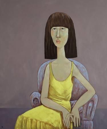 Print of Figurative Portrait Paintings by Suthamma Byrne