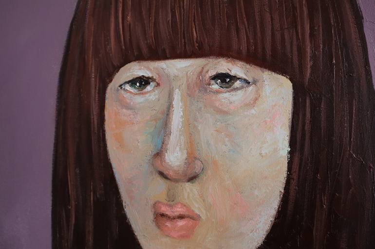 Original Figurative Portrait Painting by Suthamma Byrne