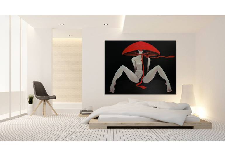 Original Portraiture Nude Painting by Suthamma Byrne