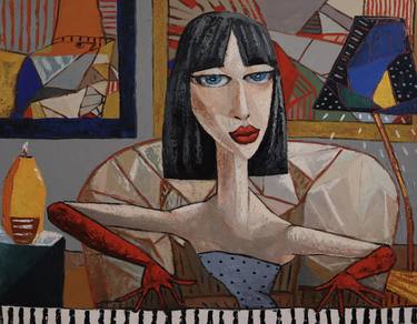 Original Art Deco Music Paintings by Suthamma Byrne