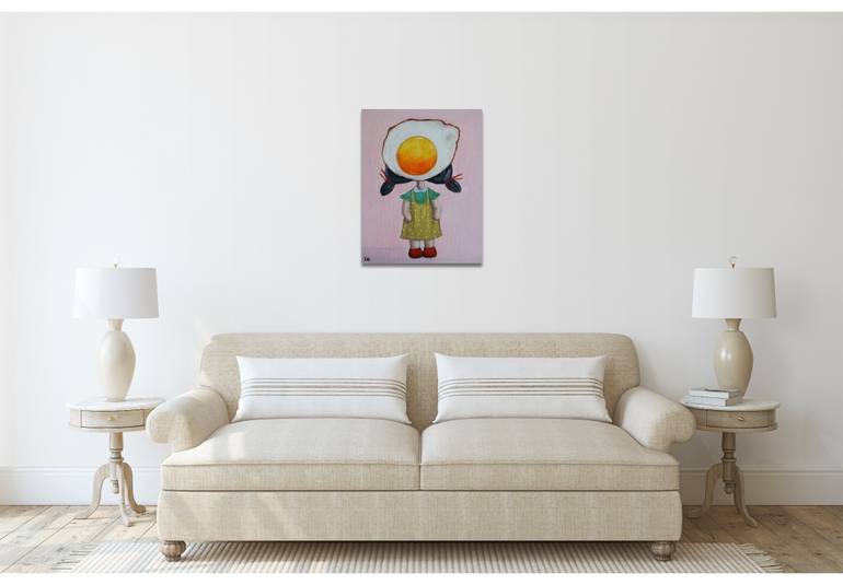 Original Contemporary Cartoon Painting by Suthamma Byrne