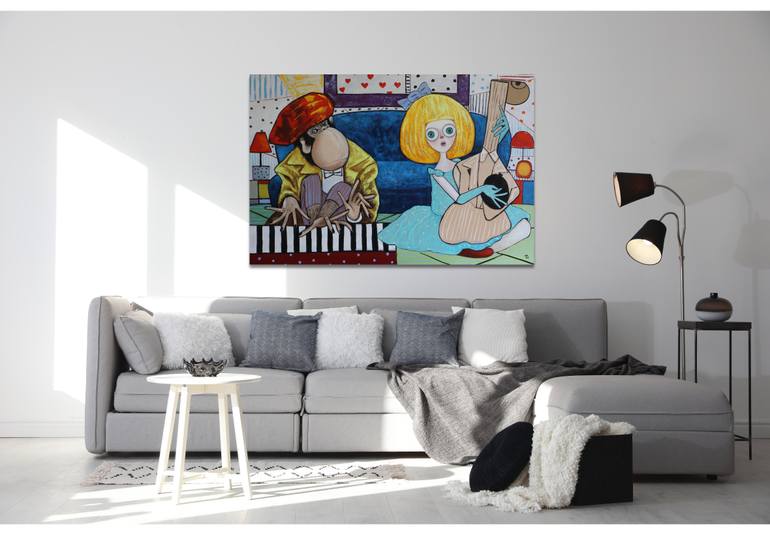 Original Contemporary Music Painting by Suthamma Byrne