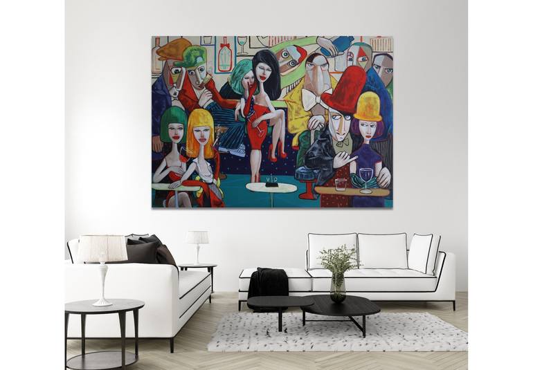 Original Contemporary People Painting by Suthamma Byrne
