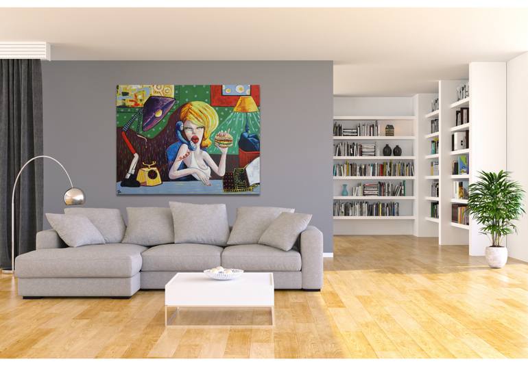 Original Contemporary People Painting by Suthamma Byrne
