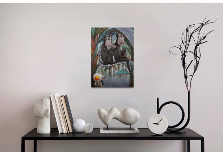 Original Portraiture Animal Painting by Suthamma Byrne