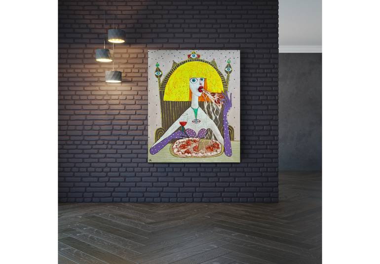 Original Art Deco Food & Drink Painting by Suthamma Byrne