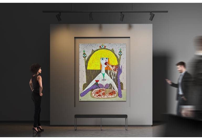 Original Art Deco Food & Drink Painting by Suthamma Byrne