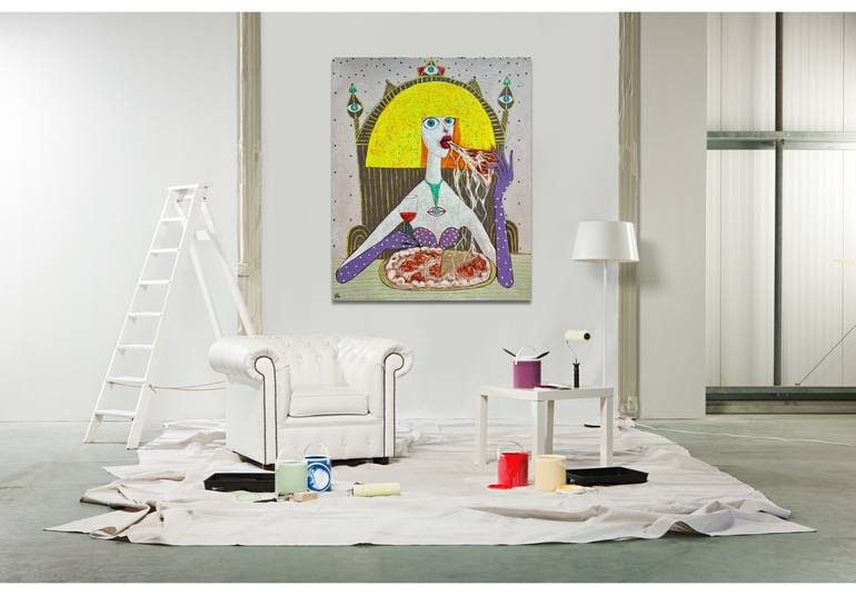 Original Art Deco Food & Drink Painting by Suthamma Byrne